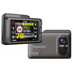 Видеорегистратор с радар-детектором Inspector SCAT S, GPS