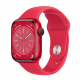 Умные часы Apple Watch Series 8 GPS, 41mm, (PRODUCT)RED Aluminium Case with, (PRODUCT)RED Sport Band - Regular