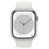 Умные часы Apple Watch Series 8 GPS, 41mm, Silver Aluminium Case with White Sport Band - Regular