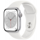 Умные часы Apple Watch Series 8 GPS, 41mm, Silver Aluminium Case with White Sport Band - Regular