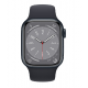 Умные часы Apple Watch Series 8 GPS, 45mm, Midnight Aluminium Case with, Midnight Sport Band - Regular