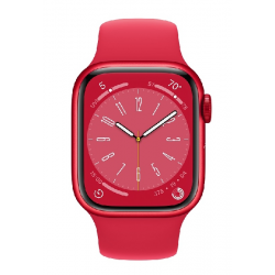 Умные часы Apple Watch Series 8 GPS, 45mm, (PRODUCT)RED Aluminium Case with, (PRODUCT)RED Sport Band - Regular