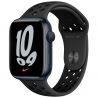 Умные часы Apple Watch Nike Series 7 (GPS) 45mm Aluminium Midnight Black