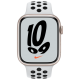 Умные часы Apple Watch Nike Series 7 (GPS) 45mm Aluminium Starlight Black
