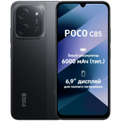 Смартфон Poco C85 6/128 ГБ черный