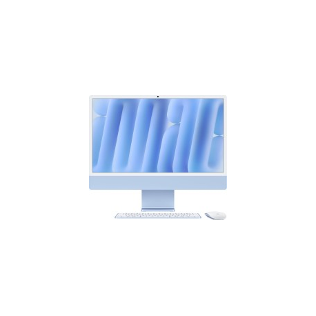 Моноблок Apple iMac 24 2024 серебристый (MWUV3)