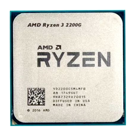 ПРОЦЕССОР AMD RYZEN 3 2200G 3,5ГГЦ (3,7ГГЦ TURBO) RAVEN RIDGE 4/4 2MB L2 4MB L3 65W VEGA AM4 OEM